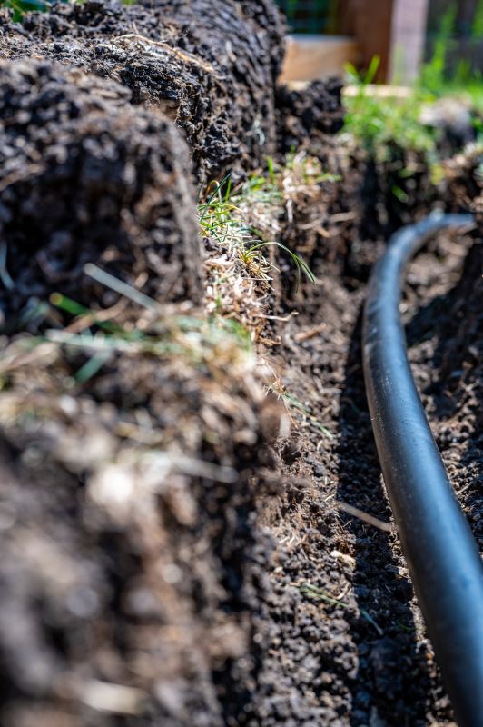 Inground Sprinkler Installation detail